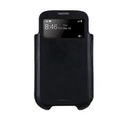 Etui i futerały do telefonów - Anymode Wsuwka S-VIEW Samsung Galaxy S4 Kolory Czarny BRWP002KBK CZARNY - miniaturka - grafika 1