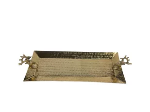 TACA PATERA ZŁOTA DUŻA 61 CM - Tace i patery - miniaturka - grafika 1