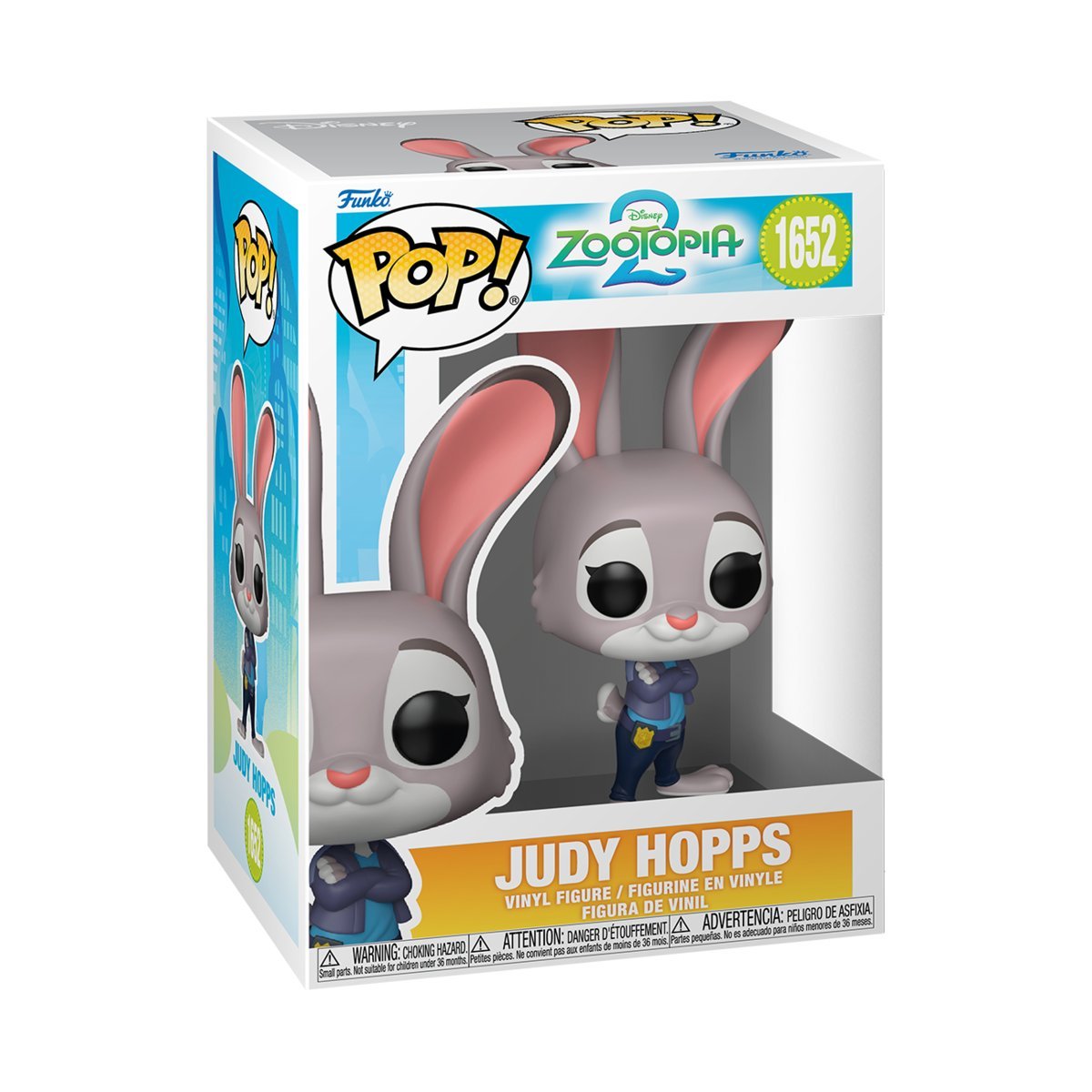 Funko, Funko POP!, KRESKÓWKI, Figurka Kolekcjonerska, Zootopia 2, Judy Hopps