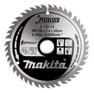 Makita E-12114 ostrze do piły tarczowej 1 szt. - Akcesoria do elektronarzędzi - miniaturka - grafika 1