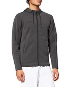 Kurtki męskie - JAKO JAKO Premium Basics męska kurtka z kapturem, antracyt melanż, L 6829 - miniaturka - grafika 1