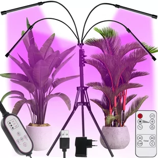 4 X Lampa Do Wzrostu Roślin 80 Led Timer + Pilot GARDLOV - Pozostałe akcesoria do uprawy roślin - miniaturka - grafika 1