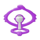 Gryzaki dla dzieci - Mombella Gryzak Zabawka Małpka - Purple/Fioletowy - Mombella P8085 - miniaturka - grafika 1