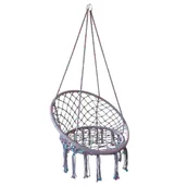 Fotele ogrodowe wiszące - Fotel wiszący 60 x 60 cm fioletowy - miniaturka - grafika 1