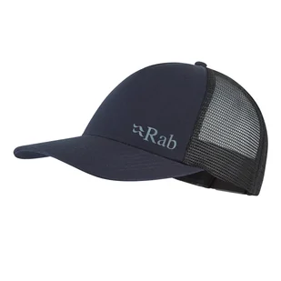 Czapka z daszkiem Rab Trucker Logo Cap anthracite - ONE SIZE - Czapki męskie - miniaturka - grafika 1