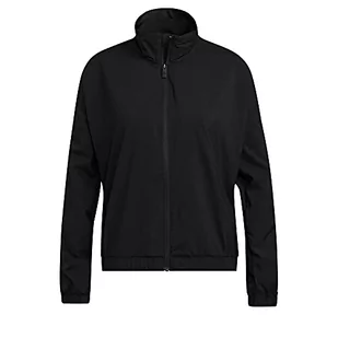 adidas Damska kamizelka Woven Bos Jkt czarny/biały S - Kamizelki damskie - miniaturka - grafika 1