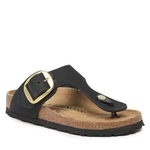 Japonki Birkenstock - Gizeh Big Buckle 1024107  Black - Klapki i japonki damskie - miniaturka - grafika 1