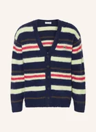 Swetry damskie - Lacoste Kardigan blau - miniaturka - grafika 1