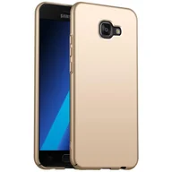 Etui i futerały do telefonów - Twarde etui na telefon komórkowy Samsung Galaxy A5 2016 Slim Cover Matowe etui ochronne, złote - miniaturka - grafika 1
