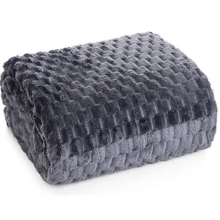 Koc 130 x 160 Flanelowy Design Cindy6 Stal - Koce - miniaturka - grafika 1