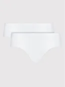 Majtki damskie - Puma Komplet 2 par fig klasycznych Everyday 935023 Biały - miniaturka - grafika 1