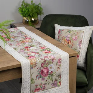 Obrus 140 x 180 Dekoracyjny Gobelinowy 1175 Oliwka - Obrusy i serwetki - miniaturka - grafika 8