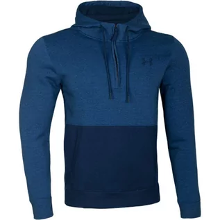 Bluzy sportowe męskie - Bluza męska Under Armour Threadborne 1/2 Fitted ZIP - grafika 1