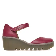 Półbuty damskie - Półbuty Fly London Bisofly P501305024 Fioletowy - miniaturka - grafika 1