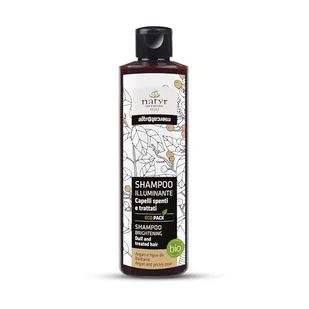 NATYR - Szampon rozjaśniający - włosy matowe - argan i figury - bio - 250 ml - Szampony do włosów - miniaturka - grafika 1