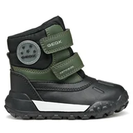 Buty dla chłopców - Śniegowce Geox B Trekkyup B Abx B566LC 054FU C0450 M Khaki - miniaturka - grafika 1