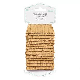 Tasiemka Z Rafii 30 Mm X 2M Naturana Dpcraft - Opakowania i torebki na prezenty - miniaturka - grafika 1