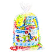 Klocki - Mochtoys - Mochtoys Klocki Wafle 130 elementów w Worku - miniaturka - grafika 1