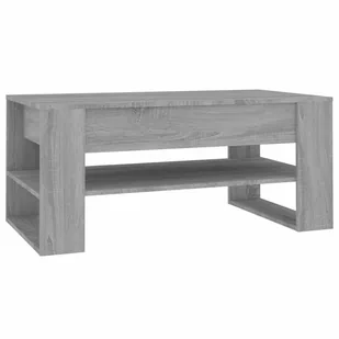 Lumarko Stolik kawowy, szary dąb sonoma, 102x55x45 cm - Ławy i stoliki kawowe - miniaturka - grafika 3
