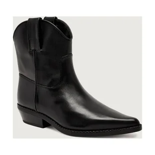 Michael Kors Skórzane kowbojki NOEMIE - Botki damskie - miniaturka - grafika 1