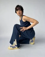 Spodnie sportowe damskie - Spodnie Relaxing navy blue - miniaturka - grafika 1