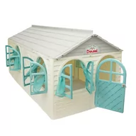 Place zabaw - Małpiszon, Domek dla dzieci ogrodowy Doloni 129×256 cm - miniaturka - grafika 1