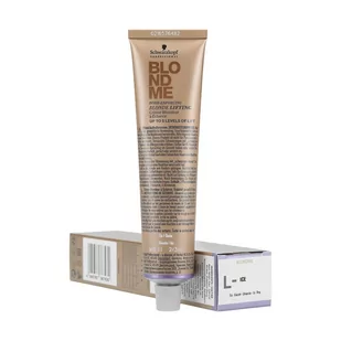 Schwarzkopf BLONDME - Krem rozjaśniający ( L - ICE ) 60 ml ( NOWA SZATA ) - Farby do włosów i szampony koloryzujące - miniaturka - grafika 1