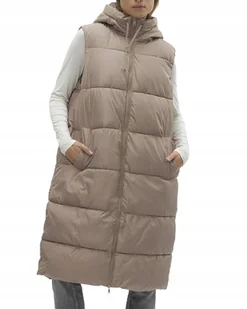 VERO MODA KAMIZELKA DAMSKA BRĄZOWA PIKOWANA NA ZAMEK XL JYA - Kamizelki damskie VERO MODA KAMIZELKA DAMSKA BRĄZOWA PIKOWANA NA ZAMEK XL JYA - Kamizelki damskie - miniaturka - grafika 1