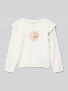 Bluza z nadrukiem z motywem - Bluzy dla dziewczynek - miniaturka - grafika 1