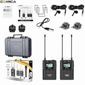 Mikrofony komputerowe - System bezprzewodowy COMICA CVM-WM200C CVM-WM200C - miniaturka - grafika 1