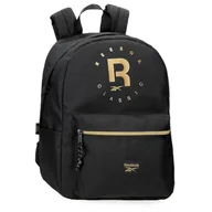 Plecaki - Reebok Plecak złoty czarny 34 x 43 x 15 cm Poliester by Joumma Bags - miniaturka - grafika 1