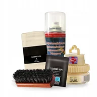 Środki do obuwia i ubrań - Bezbarwny Krem Pasta do Butów z Impregnatem i Akcesoriami Palc Zestaw 5w1 - miniaturka - grafika 1