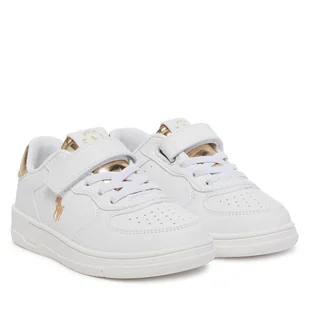 Sneakersy Polo Ralph Lauren Masters Court PS RL01244100 Biały - Buty dla dziewczynek - miniaturka - grafika 1