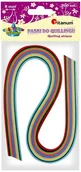 Pozostałe akcesoria dla plastyków - Titanum Paski do quillingu 8mm mix 200szt - miniaturka - grafika 1