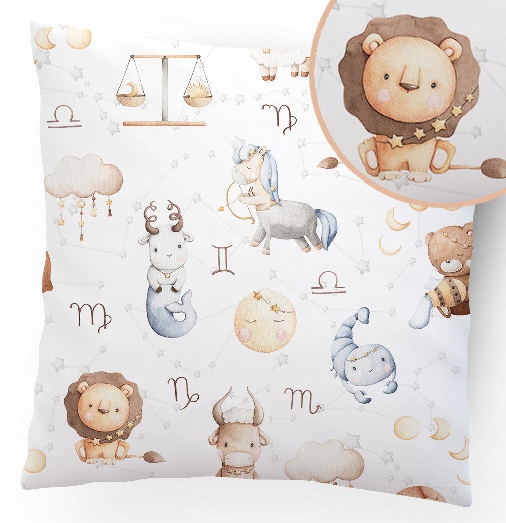 PODUSZKA ANTYALERGICZNA 40x40 BAWEŁNA 100% WZORY!