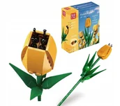 Klocki - TULIPANY KLOCKI KONSTRUKCYJNE SZTUCZNE KWIATY DO WAZONU NA WALENTYNKI - miniaturka - grafika 1