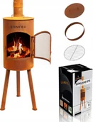 Paleniska ogrodowe - BONFEU Palenisko ogrodowe Rojaplast KOMINEK OGRODOWY BONGIANO SP RDZAWY - miniaturka - grafika 1