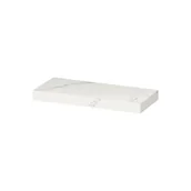 Blaty meblowe i parapety okienne - Blat Łazienkowy 120 Ze Wspornikami Meissen Keramik Kontra S801-527 - miniaturka - grafika 1