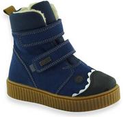 Buty dla chłopców - Ocieplane zimowe buty dla dzieci Bartek 14017104 Niebieskie - miniaturka - grafika 1
