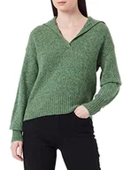 Swetry damskie - United Colors of Benetton Sweter damski, zielony 61u, XS - miniaturka - grafika 1