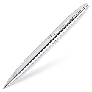 Cross Długopis Calais (mechanizm obrotowy, grubość kreski M, kolor tuszu: czarny) z błyszczącym chromem - Długopisy - miniaturka - grafika 1