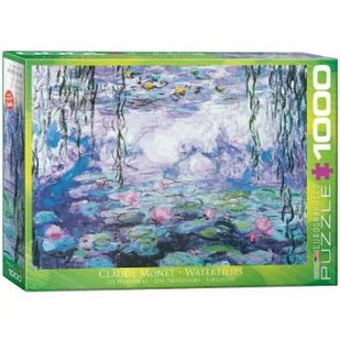 Eurographics Puzzle 1000 elementów. Lilie wodne, Claude Monet - Puzzle - miniaturka - grafika 2