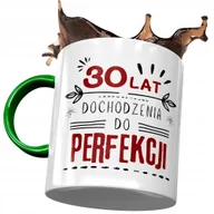 Kubki - Kubek Zielony na Urodziny 30 30ste 30-ste Prezent z Nadrukiem ze Zdjęciem + Opakowanie na prezent (wzór 01) - miniaturka - grafika 1