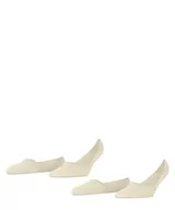 Skarpetki damskie - Burlington Kobiety Stopki Everyday 2-Pack W IN Bawełna niewidoczne jednokolorowe 2 Pak, Beżowy (Gravel 4840), 37-38 - miniaturka - grafika 1