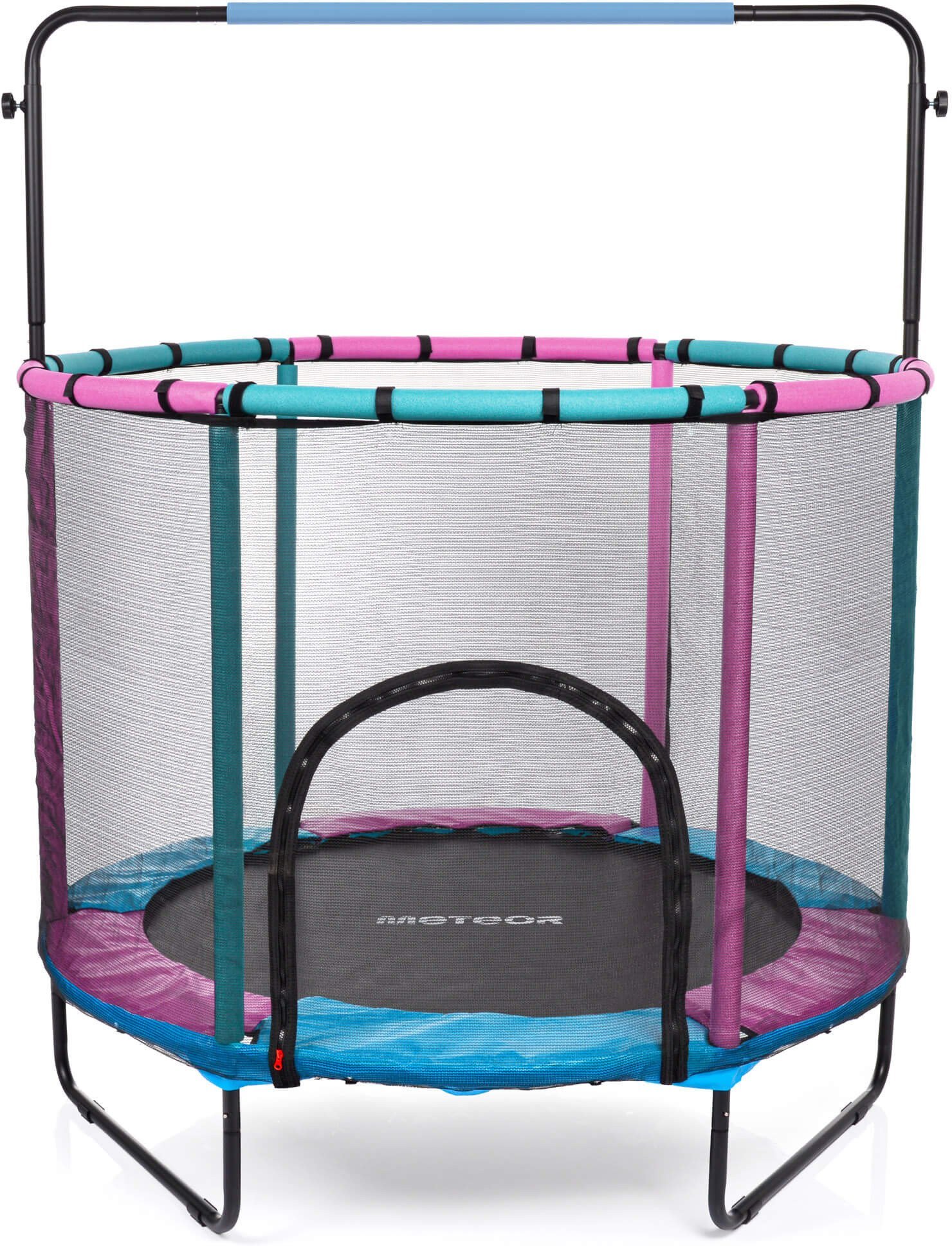 Trampolina ogrodowa Meteor TRP-65P z siatką zewnętrzną 4.5 FT 140 cm