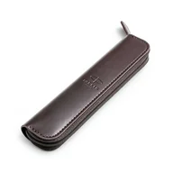 Piórniki - Etui piórnik na długopis Parker brązowe na zamek - 2217022 - miniaturka - grafika 1