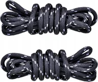 Akcesoria obuwnicze - CZARNO-SZARE Sznurówki TREKKINGOWE 75 cm Okrągłe 5 mm SZNUROWADŁA HQ G9-64 - miniaturka - grafika 1