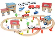 Pociągi dla dzieci - Kolejka drewniana - tor 5900779934986 - miniaturka - grafika 1