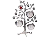 Ramki na zdjęcia - SREBRNE DRZEWKO SZCZĘŚCIA Z RAMKAMI NA ZDJĘCIA, NA CHRZEST, KOMUNIĘ ROCZEK A MOŻE SREBRNE GODY - miniaturka - grafika 1