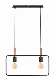 Candellux FRAME Czarna 2xE27 Lampa wisząca 32-73518 32-73518 - Lampy sufitowe - miniaturka - grafika 1